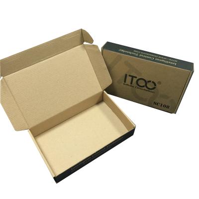 China High Quality Recyclable Recycled Brown Kraft Paper Corrugated Cardboard Small Mailing Custom Packaging Mailing Box for sale