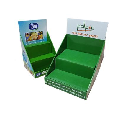 China Custom Food Lollipop Recyclable Materials Candy Storage Box Retail Display Packaging for sale