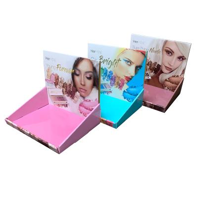 China Recyclable Custom Colorful Printed Packaging Corrugated Cardboard Eyeshadow Makeup Presentation Box Display Packaging Box for sale