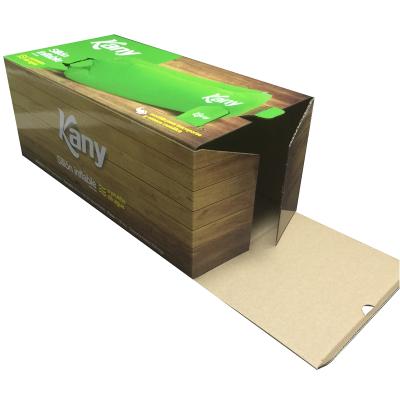 China Customized Color Printed Glossy Packaging Box Recyclable Corrugated Cardboard Packing Box For Neck-protector Pillow for sale