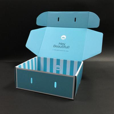 China Manufacturer Wholesale CMYK Recyclable Shipping Boxes Folding T-shirt Mesher Matte Paper Box for sale