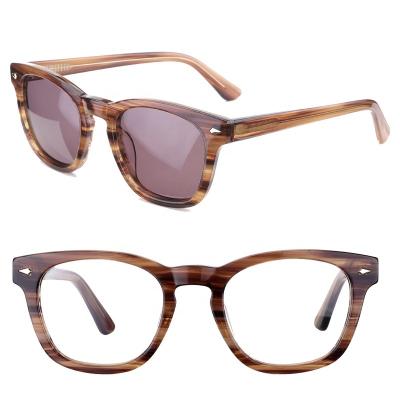 China Newest Fashional Glasses Hengtai Eyewear Vintage High Quality Custom Tortoiseshell Acetate Thick Sun Glass Shades Custom Manufacture for sale