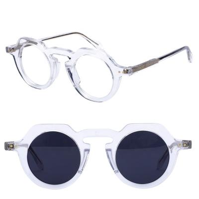 China Fashionable Eye Frame Hengtai 2022 Hot Sale Premium 3+2 Hinge Glasses Around Circle Bluelight Blocking Glasses Optical Frame Wholesale Manufacturer for sale