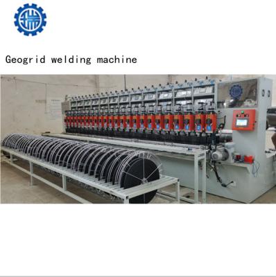 China Auto Automatic Ultrasonic Plastic Welding Machine High Frequency Welding Machine For Geogrid Net for sale