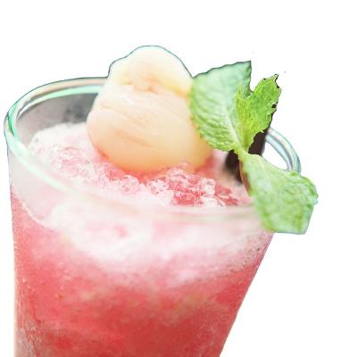 China 2022 Premium Bubble Tea Sesserts Soft Drink Bakery Taiwan Hotsale Lychee Syrup Bubble Tea for sale