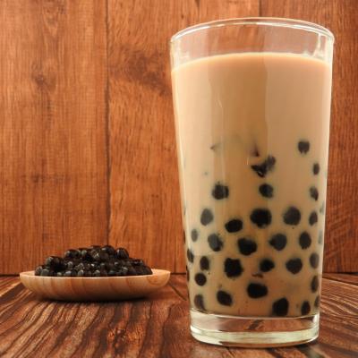 China Popping Beverage Bubble Milk Tea Boba Cherry Flavored Bursting Boba for sale