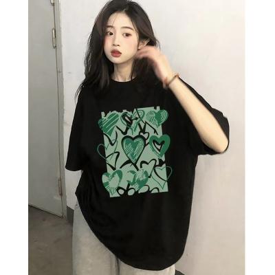 China QUICK DRY Women's T-shirts Shirts For Women Graphic Tee T-shirt Women Short Sleeve Loose Spring Summer 2022 for sale