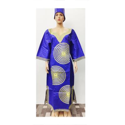 China LQ350 AF Fashion Asoebi beauty wedding bazin inspirational outfit anti-static African style for black magic girl for sale