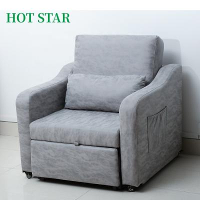 China Fabric Sofa Bed, High Quality Fabric Sofa Cum Bed Durable, Design Fashion Multifunctional Single Seat Folding Sofa Bed Lasted By Massage for sale