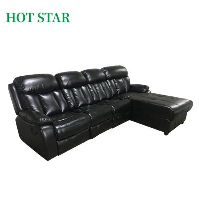 China High Quality Genuine Leather Reclining Foldable Sofa Bed, Multifunctional Salon Massage Furniture, Reclining Pull Out Sofa Bed for sale