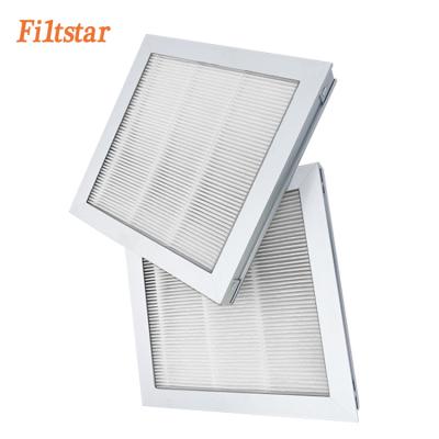 China Hotel Aluminum Frame Customized HEPA Air Filter H13 Filter Press Workshop Lab High Efficiency for sale