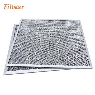 China Hotel Kitchen Hood Smoke Exhaust Aluminum Foil Grease Filter For Cooker Hood Oil Filter Kitchen Filter for sale