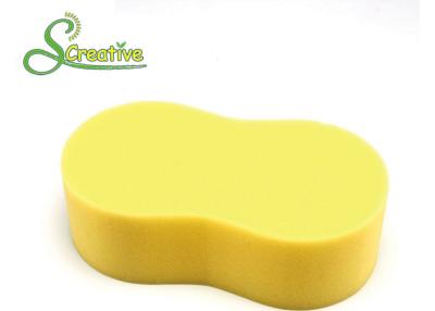 China Handy Compressed Yellow Car Sponge Soft For Multi Use Cleaning Oil Resistant for sale