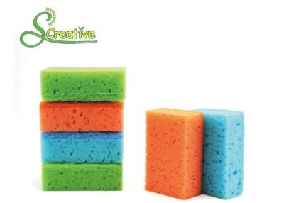 China Antimicrobial Household Cleaning Sponges For Bath / Car Wash / Kitchen Cleaning for sale