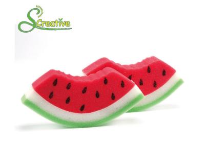 China PU Soft Fruit Shaped Baby Bath Sponge Cleaning Foam Antibacterial Eco Friendly for sale