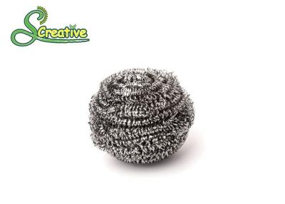 China SS430 Spiral Stainless Steel Metal Scouring Pad For Dish / Kitchenware Cleaning for sale