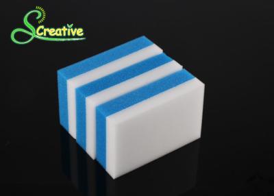 China Polyurethane Foam Melamin Ecleaning  Sponge , White Magic Eraser Block for sale