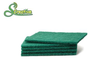 China Colorful Polyester Fiber Heavy Duty Scouring Pads Non Scratch For Strong Cleaning for sale