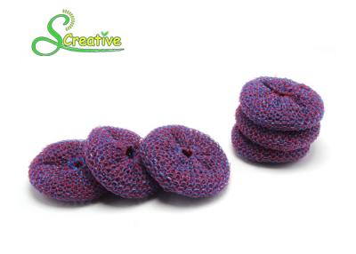 China Plastic Scrub Pad Cleaning Mesh Ball No Peculiar Smell Long Lasting Using for sale