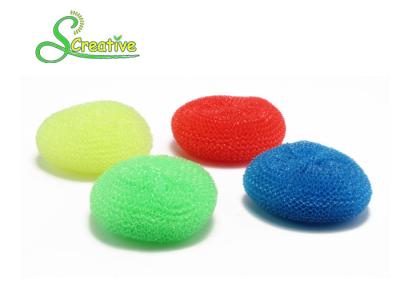 China Colorful PP Plastic Scouring Ball Non Scratch Cleaning For Kitchenware for sale