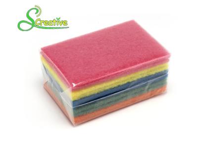 China Polyester Fabric Non Abrasive Scouring Pad For Kitchenware Cleaning Durable for sale