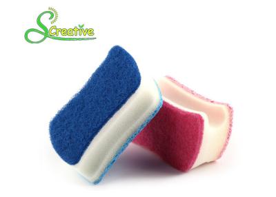 China Non Scratch Compressed Cellulose Sponge Scrub For Kitchen Cleaning / Car Wash for sale