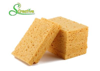 China Eco Friendly Compressed Cellulose Sponge , Cellulose Kitchen Sponge Wipes for sale