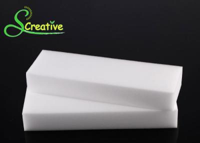 China White Melamine Eraser Sponge Cleaning Pad , Magic Sponge Wall Cleaner for sale