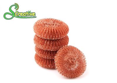 China Wire Mesh Pure Copper Scrubbers for Houseware Cleaning Strong Decontamination for sale