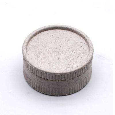 China Wholesale 55Mm-2 Biodegradable Windproof Custom Grinder Logo Plant Fiber Grinders Biodegradable Grinder 2 Layer Smoke Grinder for sale