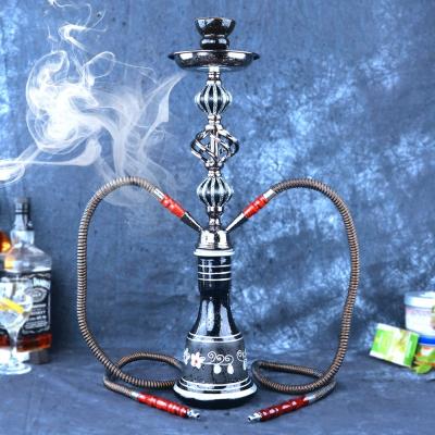 China Double Hose Hookah Nargile Glass Hookah Customized Luxury Smoking Accessories Wholesale Arabic Hot Sales Hookah for sale