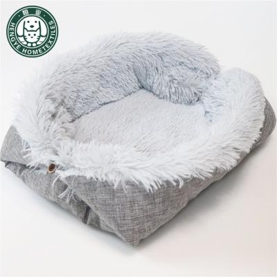 China NEW Design Dog Travel Cat Sleeping House Nest Plush Collapsible Washable Winter Dog Bed Warm Pets Bed Mats House New Soft for sale