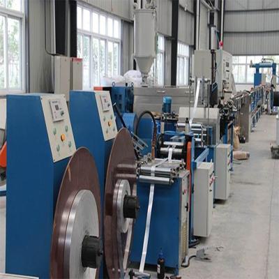 China Stranding steel wire sheathing production line for plastic protective manufacturing date cable/PVC extrusion line rig for sale