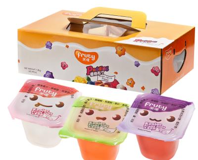 China Konjac Jelly Gift Box Most Popular Retail Items Large Fun Normal Cup Jelly Sweet Seaweed Snack Mini for sale