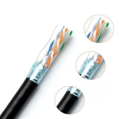 China Telecommunication utp sftp cat 6 cat6 28awg utp network cable LAN cable box for sale