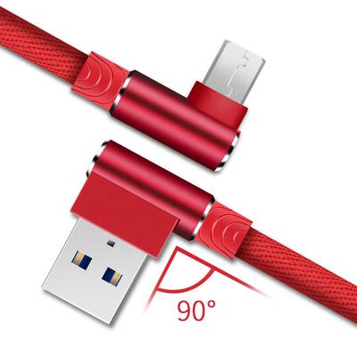 China Micro 90 Degree USB Cable 1m Micro USB Data Cable 1m Micro USB Cable 90 Degree Data Fast Transmission for sale