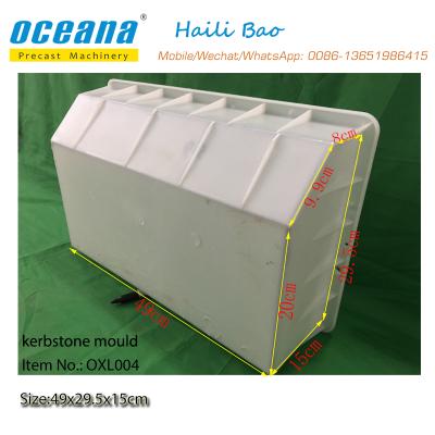 China Decorative Plastic Curbstone Mold Machine With Plastic Material For Precast Curbstone for sale