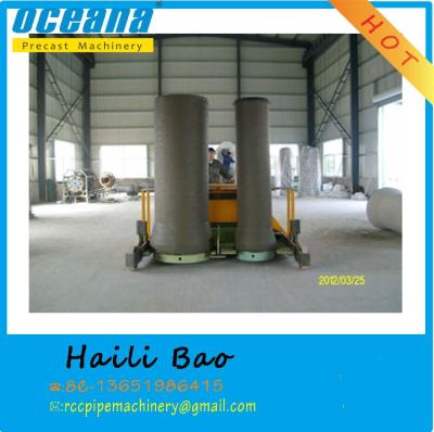 China Vertical Type Road Culvert Pipe Machine , Concrete Drain Vibration Pipe Making Machine for sale