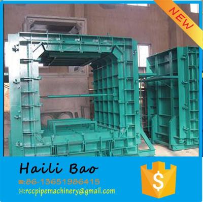 China Road Culvert Sewer Concrete Square Culvert Pipe Making Machine Mold for sale