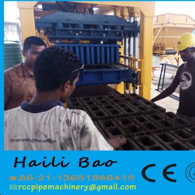 China Full automatic cement fly ash habiterra block machine to make brick eco-friendly for sale