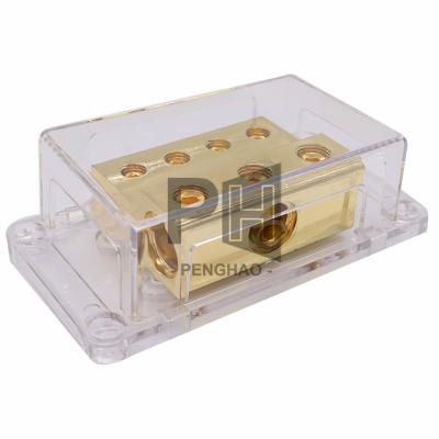 China One-Eight-one-out eight-earth modification cable car audio amplifier sub line negative seat universal box hub distribution box for sale