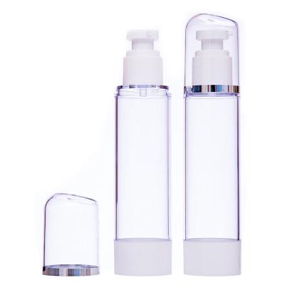 China Private air bottle in plastic pump of transparent luxury air transparent cosmetic air of the 80ml 100ml 120ml bottle for the lotion for sale