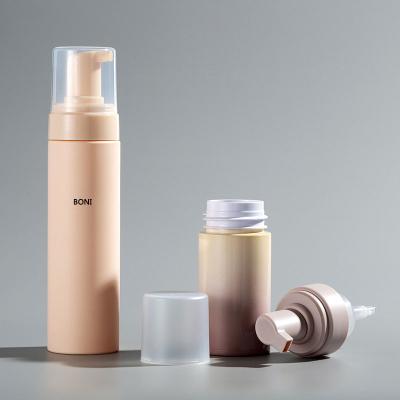 China Personal Care New Design 100ML Plastic Foaming Bottle Empty Foaming Pump Cleansing Bottle for sale