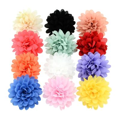 China Fashionable cheap children's hair bow sliver factory price handmade hair band pins with prices for sale