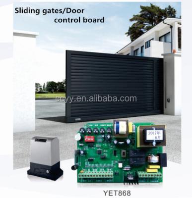 China Universal AC Motor 220V Sliding Gate Receiver Panel Board With Soft Start Soft Stop for sale