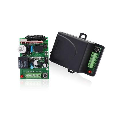 China Universal Wireless Switch 433mhz DC 12V 24V 1ch Relay Remote Control Receiver Module for sale