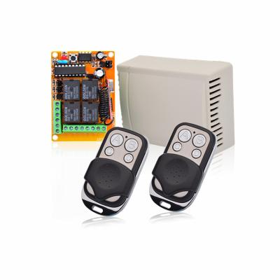 China Home automation rf 433.92mhz wireless remote control with 4channel motor garage door rf receiver control box for sale