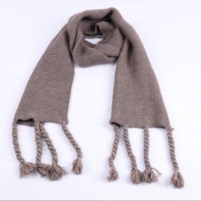 China Winter New Arrivals Acrylic Travel Scarf Oversized Wool Blend Knitted Scarf For Women for sale