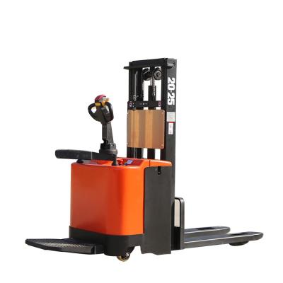 China Loading Shanding CDD1520 Hotels Electric Pallet 2 Ton Walkie Jack Stacker Lead Acid Battery Electric Forklift Te koop