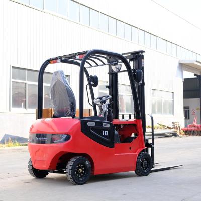 China Building Material Shops Shanding Electric Hydraulic Forklift 1ton 2ton 3ton Capacity Forklift Stacker Trucks For Hot Sale à venda